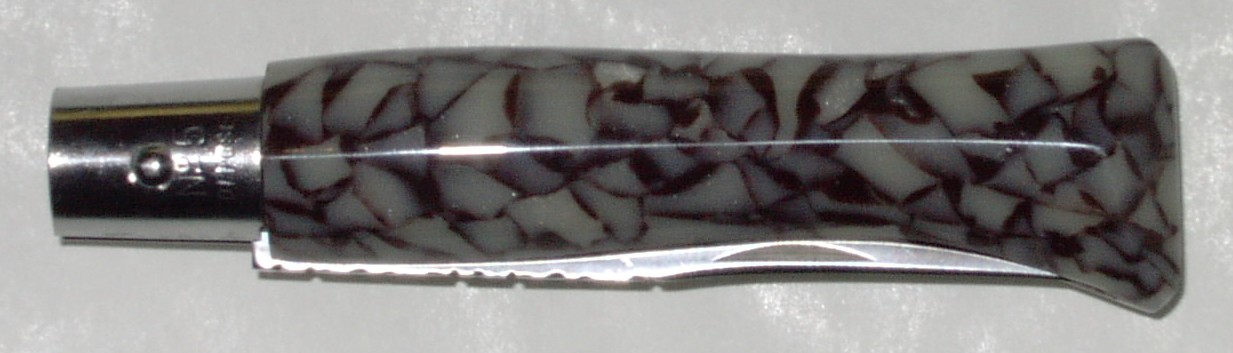 Opinel N°5 en résine acrylique granit